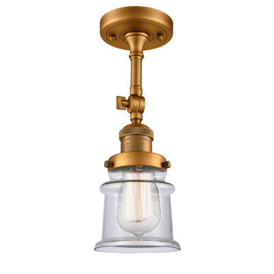 Plafonnier semi-encastré 1 lumière 6 po Alexandira