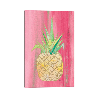 Bright Origami II 1 Piece Wrapped Canvas Wall Art