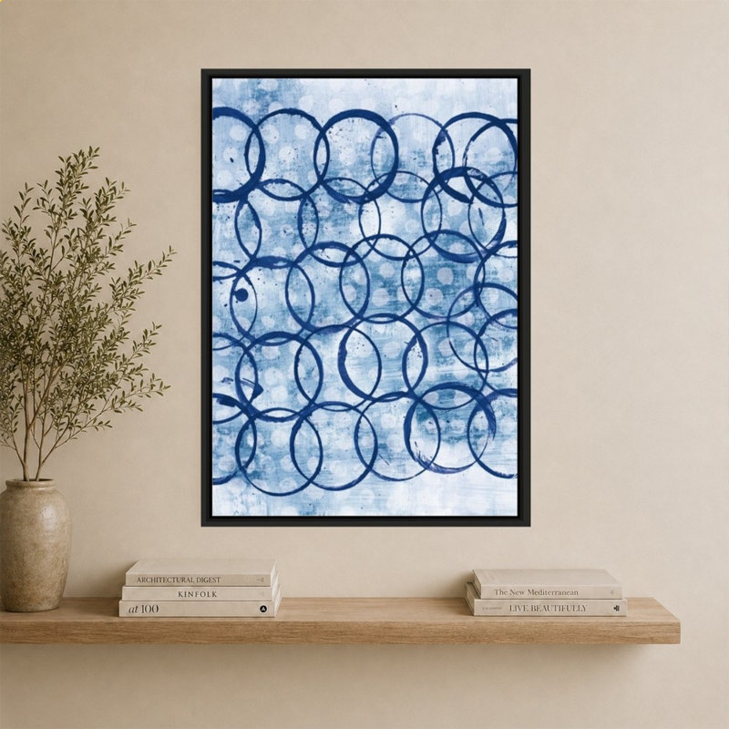 «Eclipse II» par Melissa Averinos - Impression sur toile, 44" H x 34" W, Black