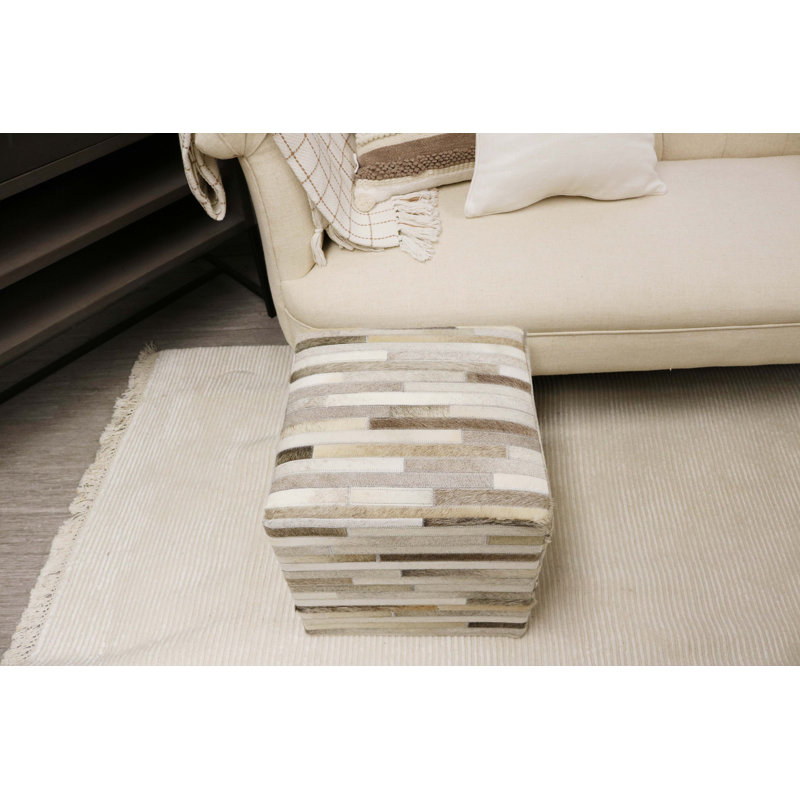 Repose-pieds en cuir Chineta