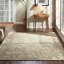 Stilson Hand Knotted Wool Area Rug in Cream-869555646