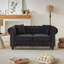 Canapé Chesterfield moderne en velours capitonné