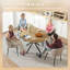 Round Metal Base Dining Table