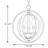 Sudbury 3 - Light Unique/Statement Pendant-33090237