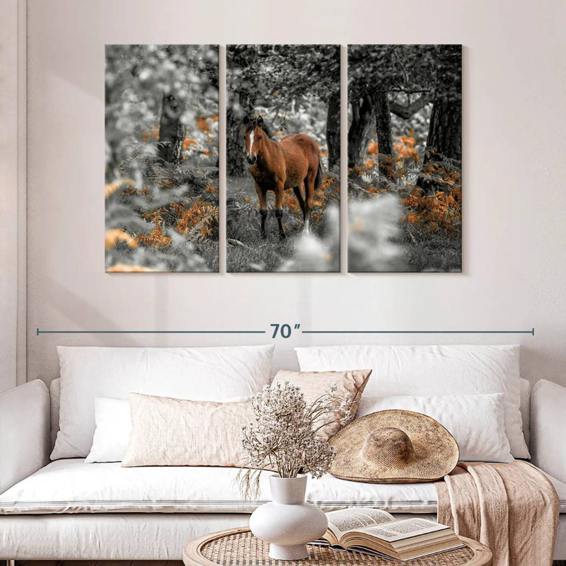 Horse Trails I, 32" H x 50" W