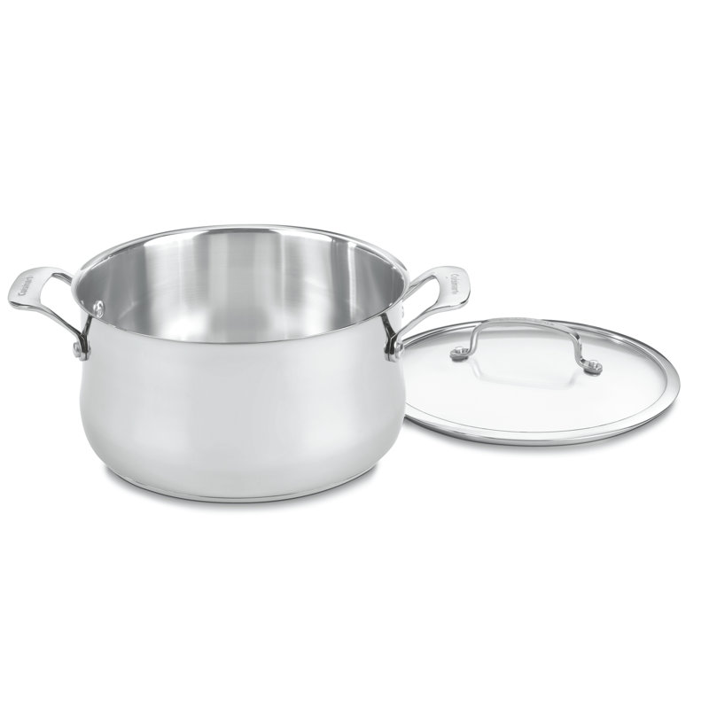 Pot de stock avec couvercle, 6 pte