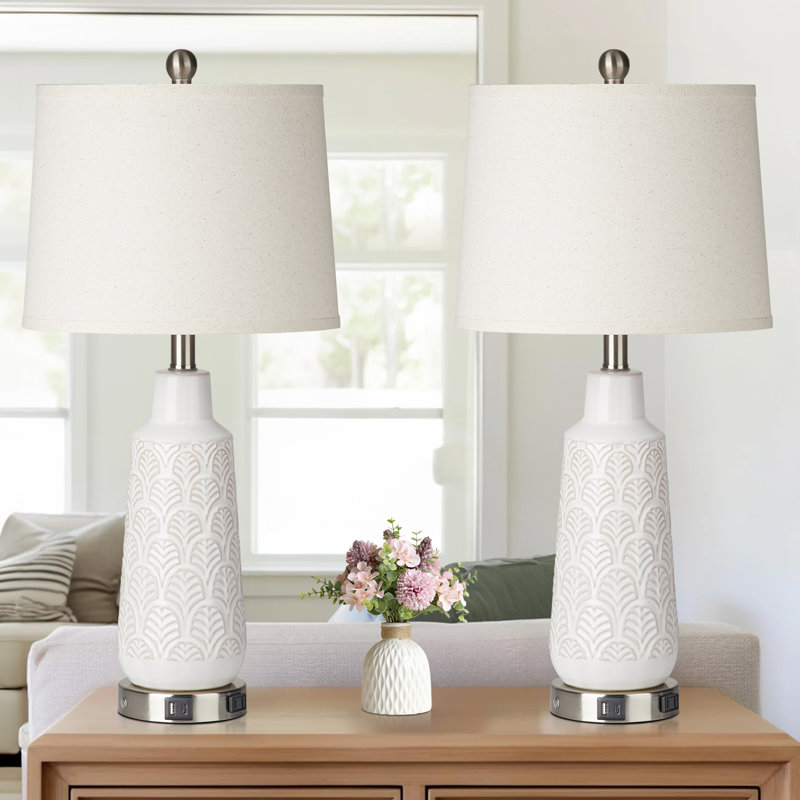 Dusan Metal USB Table Lamp