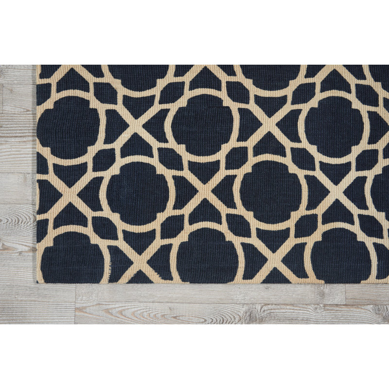Tapis noir Winegar, Rectangle 2 pi 6 po x 4 pi