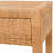 Reed End Table with Storage