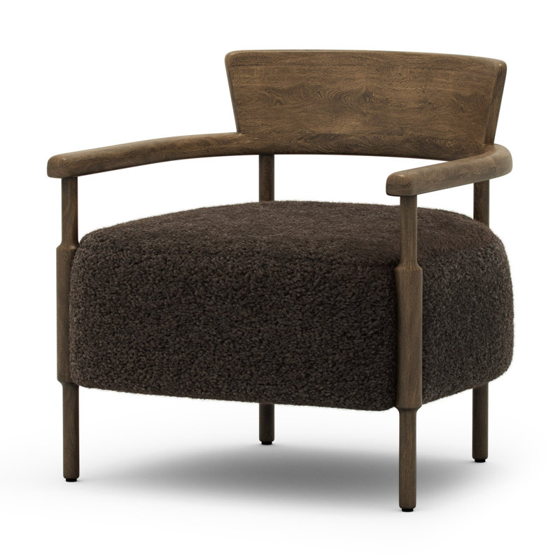 Armchair, Cocoa Shearling