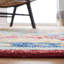 Hand Knotted Wool/Cotton Southwestern Rug in Blue/Red-1926930286