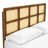 Modway Sidney Cane and Wood Platform Bed with Angular Legs-1333490568-1333490575