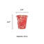 Crow Canyon Enamelware Splatter 14 oz Tumblers, Grey-691425222-678106924