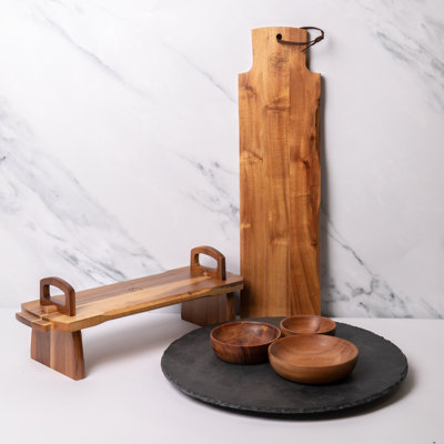 Artesà 6 piece Acacia Wood Serveware Set