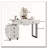 Adjustable-Length Vanity with Cloud LED Mirror