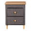 Commode d'appoint 2 tiroirs Kamalu