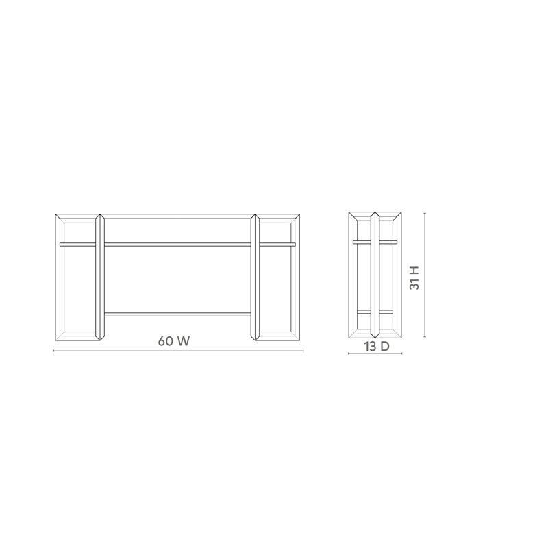 Norman 60'' W Console Table