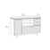 Corridor 3-Drawer 2-Shelf Filing Credenza