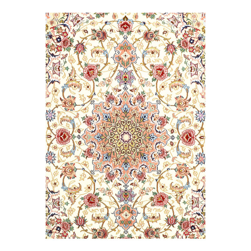 Lusetta Silk Oriental Area Rug
