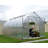 Palram - Canopia Bella 8' W x 16' D Walk-In Hobby Twin Wall Polycarbonate Aluminum Frame Bell Greenhouse Kit with Roof Vents - Silver-90988240