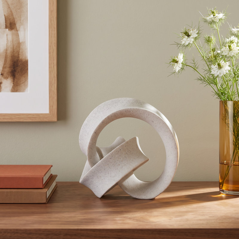 8" Menen Small Loop Statuary, Gray