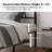 Ableton Heavy-Duty Anti-Sway 18" Steel Tube Iron Bed-1982650168
