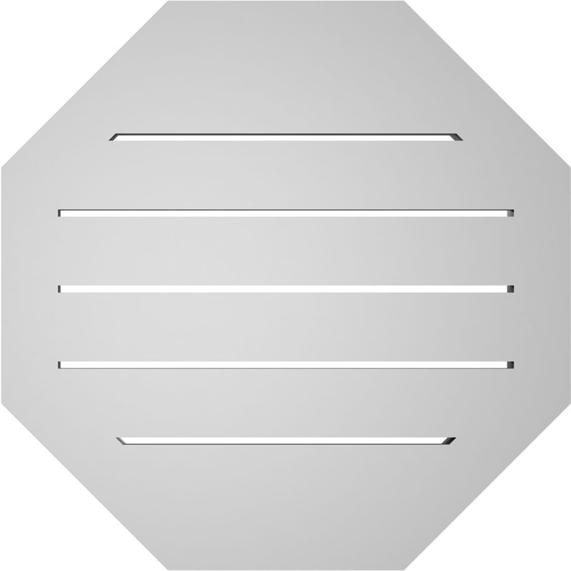 Évent octogonal fonctionnel à pignon octogonal Signature, H 1,5 po x L 20 po x l 20 po