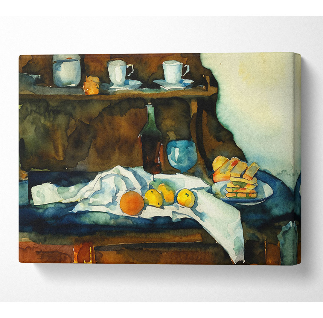 Cezanne das Buffet - Kunstdrucke auf Leinwand