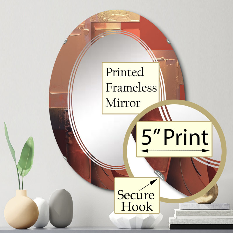 Miroir mural Bonithon, 30 po x 20 po