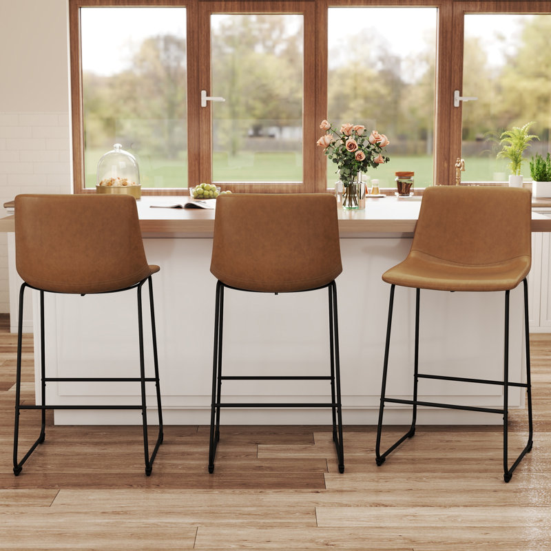  Tabouret de bar 28,5 po H, Brun, 3, Tabouret de bar (siège d'une hauteur de 28,5 po)