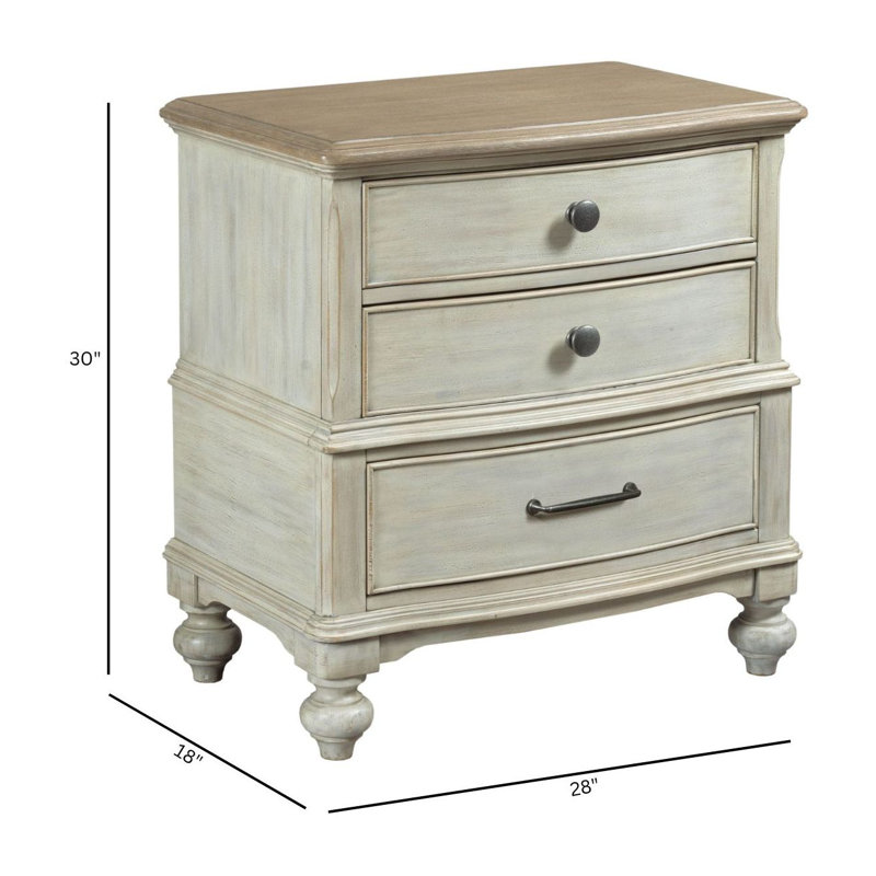 Oakman 28 " W Nightstand, White