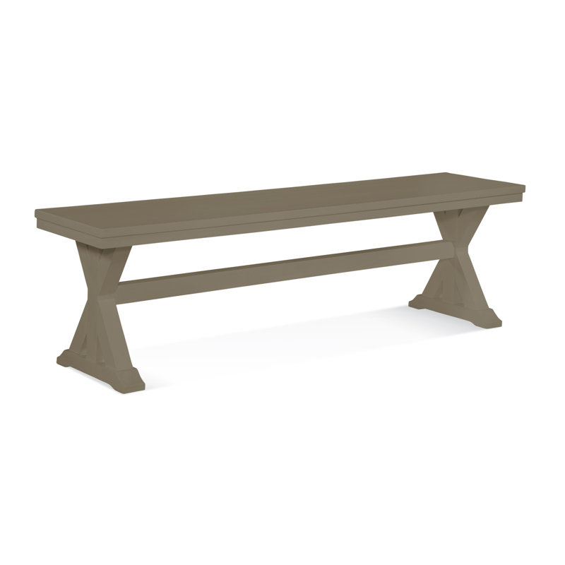 Banc de salle à manger en bois massif Hues, Minéral