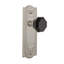 Meadows Plate with Waldorf Black Door Knob-2093017489
