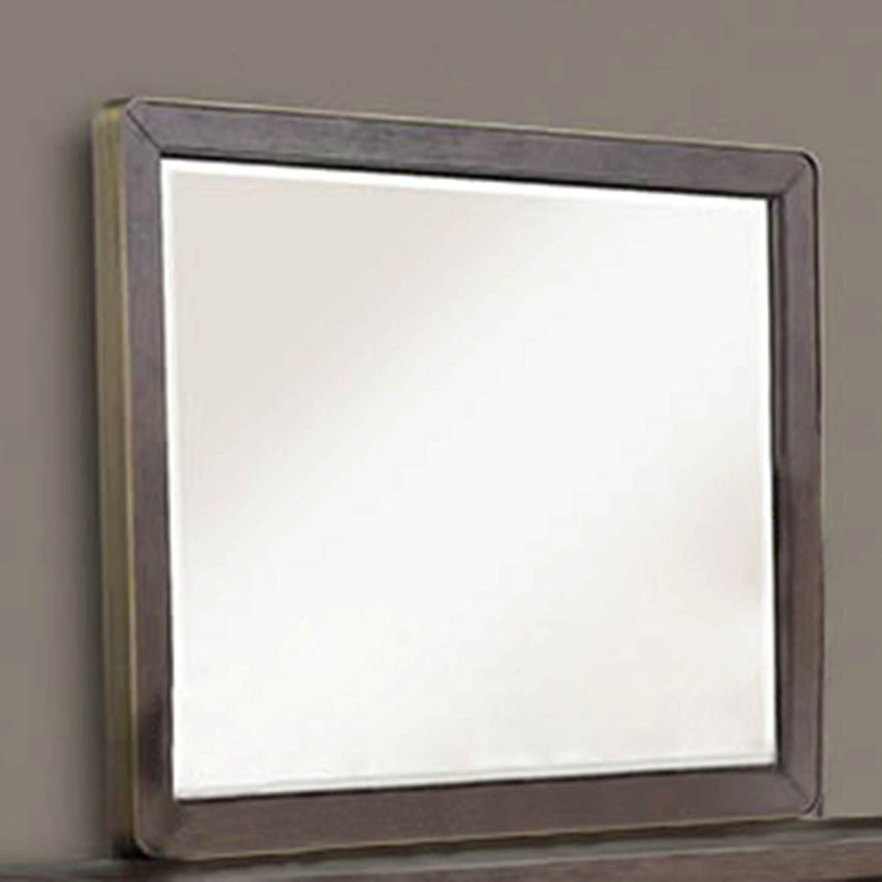 Miroir brun antique