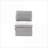 Modular Sectional Armless Chair, Contemporary Slate Gray Morgan Suede | Fabric | Grey