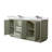 Icon Freestanding Double Bathroom Vanity-114673325-114673326