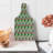 Ambesonne Exotic Tempered Glass Cutting Board Hibiscus Parrot and Toucan Multicolor