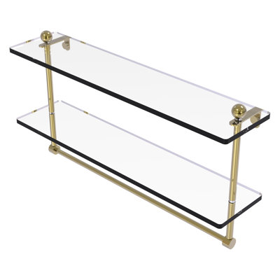 Gober 2 Piece Tiered Shelf with Towel Bar