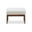 Repose-pieds Cue blanc noyer foncé-120595936
