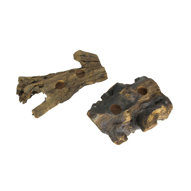 3'' H Wood Tabletop Tealight Holder