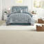 Ensembles de literie de luxe 8 pièces, jacquard en polyester, style élégant pour la chambre à coucher