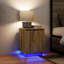 Daphane 38cm W Manufactured Wood Bedside Table-946608611