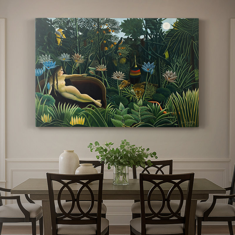 Le rêve (Le Rêve) - Henri Rousseau - Toile tendue avec châssis - 1910, 8 x 12