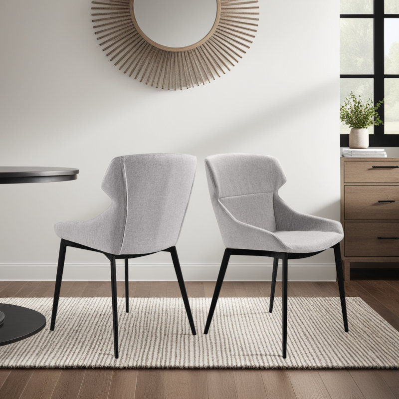 Chaise d'appoint Ennis, Gris