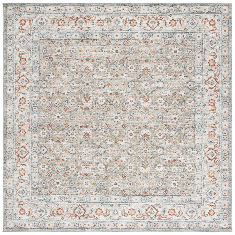 Lasher Area Rug, Square 6'7"