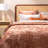 EVERGRACE Wave Crushed Velvet Duvet Cover & Comforter Set - Queen/King Size Oversized Bedding Set with 2 Shams-109083022-105886623