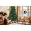 Arbre de Noël 7,5 pi en PVC + PE vert avec 2856 pointes - Arbre à charnières plein et luxueux avec support en métal-1676602941