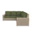 Henri Outdoor Patio Sectional Seating Group With Sunbrella Cushions-1543952845