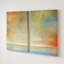 « tranquil ii diptych », ensemble de 2 reproductions sur toiles-2050924028