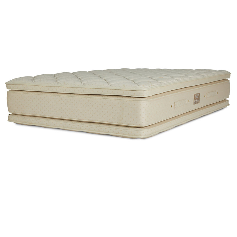 Classic 15.5'' Extra Plush Pillow Top Innerspring Mattress and Box Spring Set, Twin